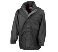 Result Men's Midweight Multi-Functional Jacket in Black | Size: 2XL Result Black 2XL