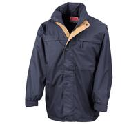 Result Men's Midweight Multi-Functional Waterproof Jacket in Mid Navy | Size: Large Result Mid Navy L