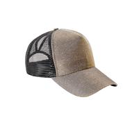 Result Men's New York Sparkle Trucker Cap in Gold Result Gold One Size