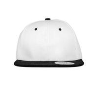 Result Men's Original Bronx Flat Snapback Cap in White Result White One Size
