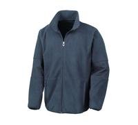 (S, Navy Blue) Result Mens Osaka TECH Performance Combined Pile Softshell Waterproof Windproof Jacket