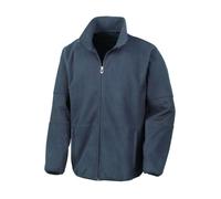 Result Men's Osaka TECH Performance Combined Pile Softshell Waterproof Windproof Jacket in Navy | Size: Large Result Navy L