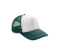 Result Men's Padded 5 Panel Snapback Hat with Mesh Back in Bottle Green Result Bottle Green One Size
