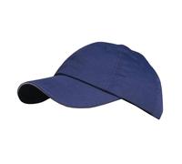 Result Men's Plain Premium Heavy Brushed Baseball Cap in Mid Navy Result Mid Navy One Size