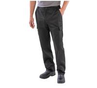 Result Men's Plain Work Trousers in Black | Size: 3XL Result Black 3XL