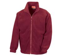 Result Men's Polartherm Fleece Jacket in Burgundy | Size: 2XL Result Burgundy 2XL