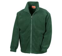 Result Men's Polartherm Fleece Jacket in Green | Size: Medium Result Green M