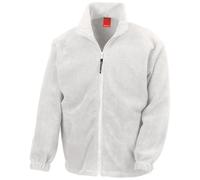 (L, White) Result Mens Polartherm Fleece Jacket