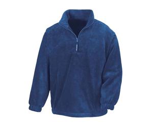 Result Men's Polartherm Zip Neck Fleece in Blue | Size: Medium Result Blue M
