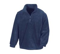 Result Men's Polartherm Zip Neck Fleece in Navy | Size: Large Result Navy L