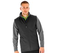 Result Men's Printable Body Warmer in Black | Size: 2XL Result Black 2XL
