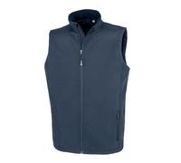 (S, Navy) Result Genuine Recycled Mens Printable Body Warmer