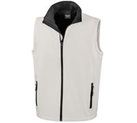 Result Mens Printable Soft Shell Bodywarmer Inner Microfleece Workwear Gilets