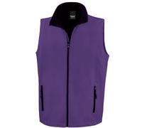 Result Mens Printable Soft Shell Bodywarmer Inner Microfleece Workwear Gilets