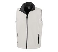 Result Mens Printable Soft Shell Bodywarmer Inner Microfleece Workwear Gilets