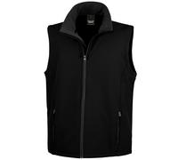 Result Mens Printable Soft Shell Bodywarmer Inner Microfleece Workwear Gilets
