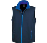 Result Mens Printable Soft Shell Bodywarmer Inner Microfleece Workwear Gilets