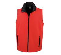Result Mens Printable Soft Shell Bodywarmer Inner Microfleece Workwear Gilets