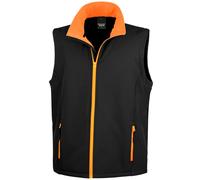 Result Mens Printable Soft Shell Bodywarmer Inner Microfleece Workwear Gilets