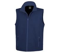 Result Mens Printable Softshell Body Warmer (M) (Navy)