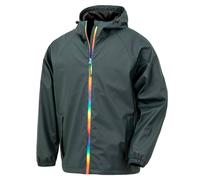 Result Men's Prism PU Waterproof Jacket in Black | Size: 2XL Result Black 2XL
