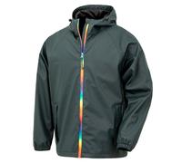 Result Men's Prism PU Waterproof Jacket in Black | Size: 3XL Result Black 3XL