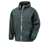 Result Men's Prism PU Waterproof Jacket in Black | Size: 4XL Result Black 4XL
