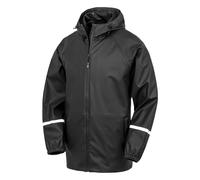 Result Men's Prism PU Waterproof Jacket in Black | Size: Large Result Black L