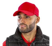 Result Men's Pro Style Heavy Drill Cap in Red Result Red One Size
