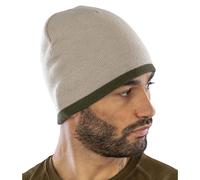 Result Men's Reversible Fashion Fit Winter Beanie Hat in Stone Result Stone One Size