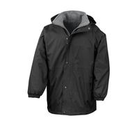 Result Men's Reversible StormDri 4, 000 Waterproof Windproof Anti Pilling Fleece Jacket in Black | Size: 2XL Result Black 2XL