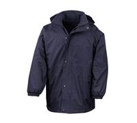 Result Men's Reversible StormDri 4, 000 Waterproof Windproof Anti Pilling Fleece Jacket in Dark Navy | Size: Large Result Dark Navy L