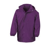 (L, Purple) Result Mens Reversible StormDri 4,000 Waterproof Windproof Anti Pilling Fleece Jacket