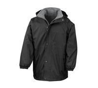 Result Men's Reversible Waterproof Windproof Anti Pilling Fleece Jacket in Black | Size: 2XL Result Black 2XL