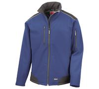 Result Men's Ripstop Soft Shell Jacket in Bright Blue | Size: 3XL Result Bright Blue 3XL