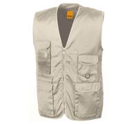 Result Men's Safari Waistcoat in Camel | Size: Small Result Camel S