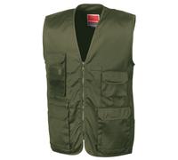 Result Mens Safari Waistcoat Jacket