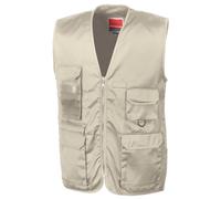 Result Mens Safari Waistcoat JacketM Camel FK1006
