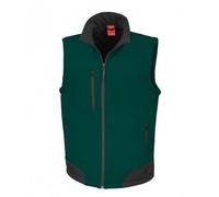 Result Men's Soft Shell Bodywarmer in Bottle Green | Size: Large Result Bottle Green L