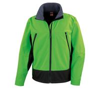 Result Men's Softshell Activity Waterproof Windproof Jacket in Green | Size: XL Result Green XL