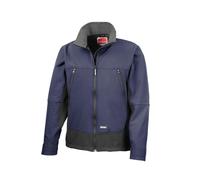 Result Men's Softshell Activity Waterproof Windproof Jacket in Navy | Size: Small Result Navy S