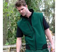 Result Men's Softshell Bodywarmer Breathable Weatherproof Jacket in Bottle Green | Size: Medium Result Bottle Green M