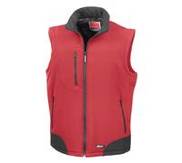 Result Mens Softshell Bodywarmer Gliet R123X - Warm Waterproof Sleeveless Jacket