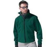 Result Men's Softshell Premium 3 Layer Performance Jacket (Waterproof, Windproof & Breathable) in Bottle Green | Size: 3XL Result Bottle Green 3XL