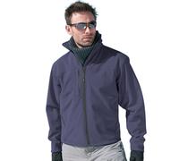 Result Men's Softshell Premium 3 Layer Performance Jacket (Waterproof, Windproof & Breathable) in Navy | Size: 3XL Result Navy 3XL