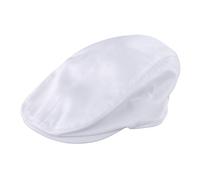 Result - Men's Summer Flat Cap, Bianco, M