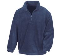 Result Men's Unlined Active 1 4 Zip Anti-Pilling Fleece Top in Navy | Size: XL Result Navy XL