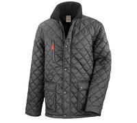 Result Men's Urban Cheltenham Gold Jacket in Black | Size: Medium Result Black M