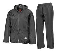 Result Mens Waterproof Windproof Heavy Duty Jacket and Trousers Rain Suit + BAG