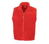 Result Mens WHITE YELLOW RED BLUE GREEN Sleeveless Fleece Bodywarmer Gilet Vest